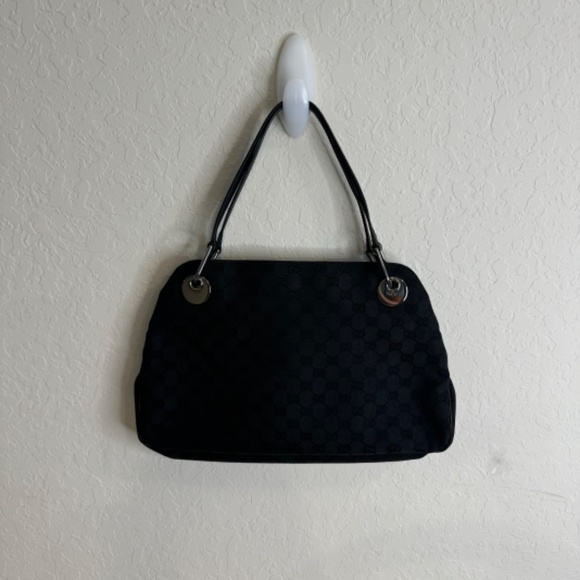 GUCCI Black GG Canvas Eclipse Bag w/COA.  P0029 - Picture 4 of 17
